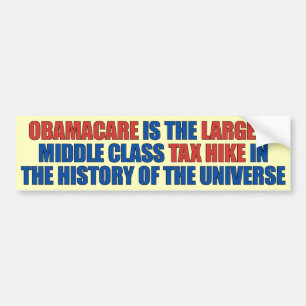 Obamacare Steuererhöhung Autoaufkleber