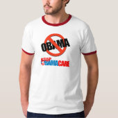 Obamacare - stoppen Sie Obamacare T-Shirt (Vorderseite)