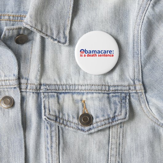Obamacare: Todesurteil Button (Beispiel)