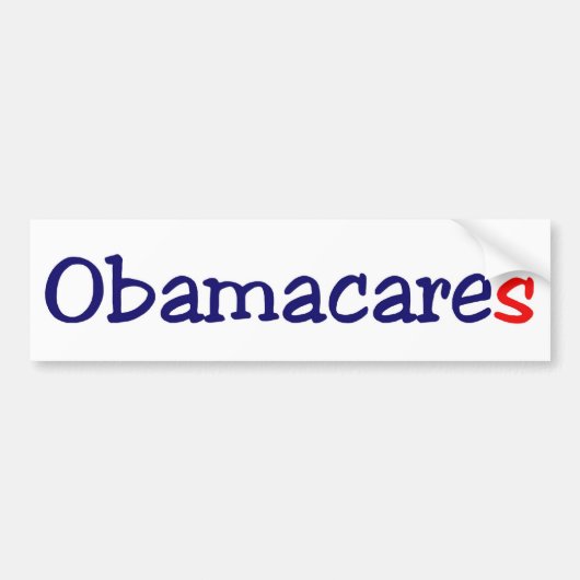 Obamacares Autoaufkleber (Vorne)