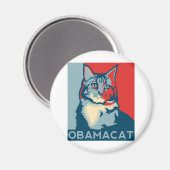 OBAMACAT 150ppi.jpg Magnet (Vorderseite/Rückseite)