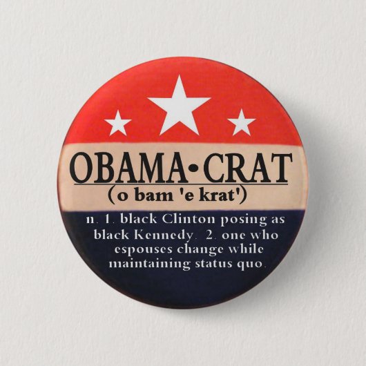 Obamacrat Button (Vorderseite)