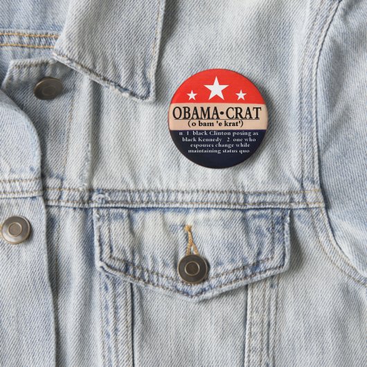 Obamacrat Button (Beispiel)
