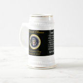 Obamaeinweihung 2009 Stein Bierglas (Vorderseite Links)