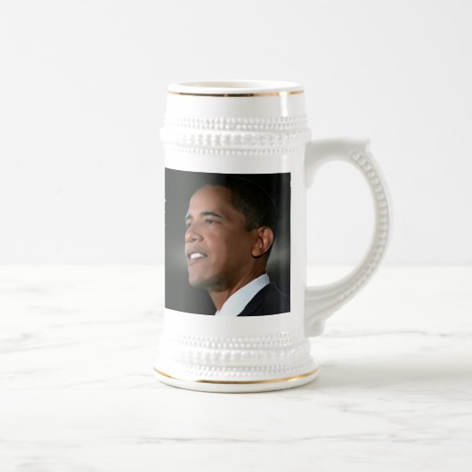 Obamaeinweihung 2009 Stein Bierglas (Rechts)