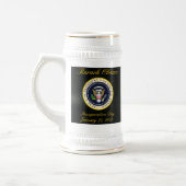 Obamaeinweihung 2009 Stein Bierglas (Links)