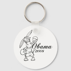 Obamaesel 2008 schlüsselanhänger