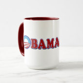 Obamagate - Präsident Obamas Korruption Tasse (Vorderseite Links)