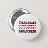 OBAMAGATE-Second-Term-America Button (Vorne & Hinten)