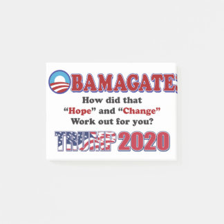 OBAMAGATE-Trump-2020 Post-it Klebezettel