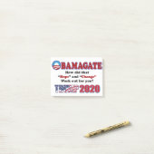 OBAMAGATE-Trump-2020 Post-it Klebezettel (Auf Schreibtisch)