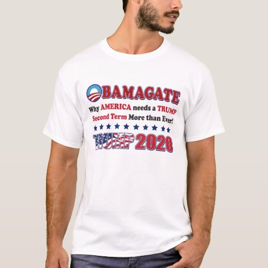 Obamagate - Trump 2020 T-Shirt (Vorderseite)