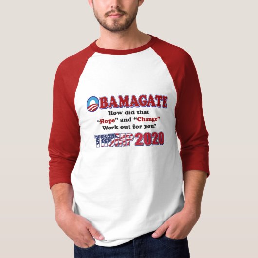 Obamagate - Trump 2020 T-Shirt (Vorderseite)