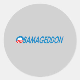 Obamageddon Runder Aufkleber