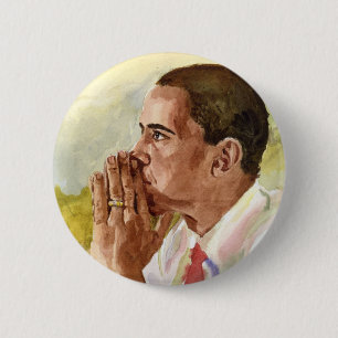 Obamagedenkeröffnungsknopf Button