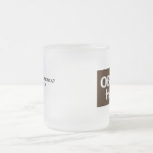 Obamahaiku-Optik-Tasse Mattglastasse (Mittel)
