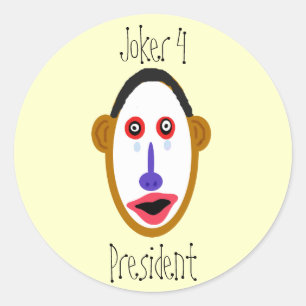 obamajoker, Joker 4, Präsident Runder Aufkleber