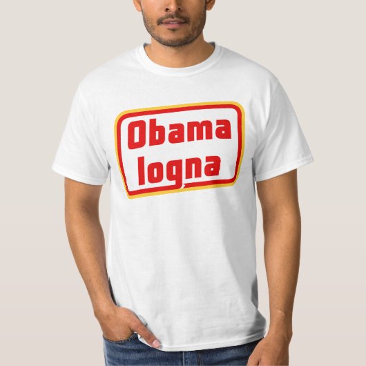 Obamalogna T - Shirt-Front u. Rückseite T-Shirt (Vorderseite)