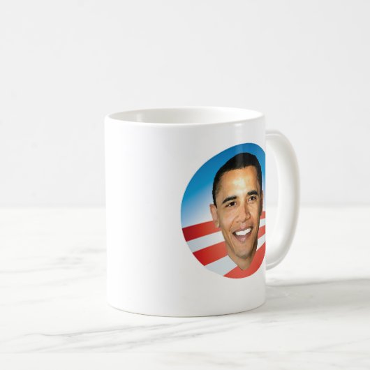 obamalogo2008c, Barack Obama2008 Kaffeetasse (VorderseiteRechts)