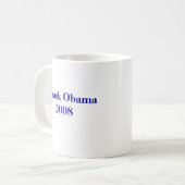 obamalogo2008c, Barack Obama2008 Kaffeetasse (Vorderseite Links)