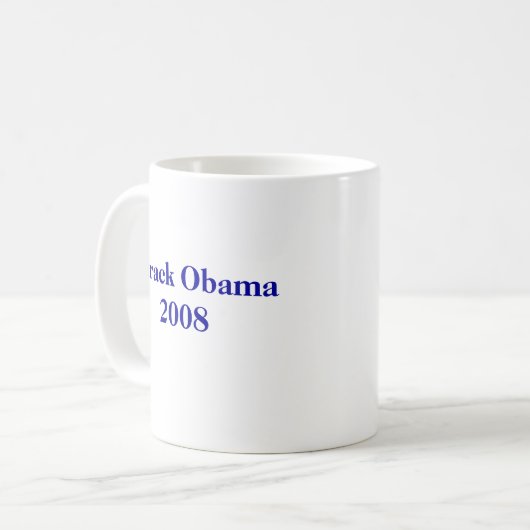 obamalogo2008c, Barack Obama2008 Kaffeetasse (Vorderseite Links)