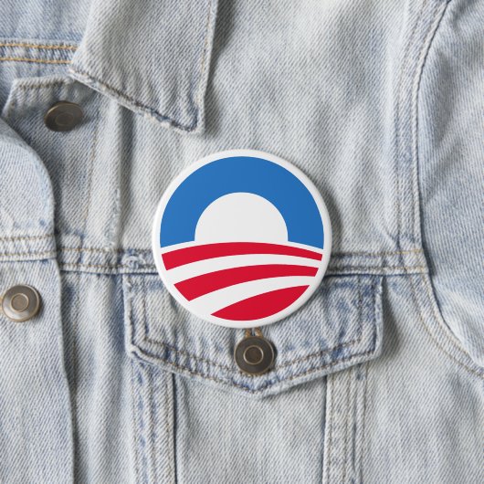 Obamalogo-Knopf 2012 Button (Beispiel)