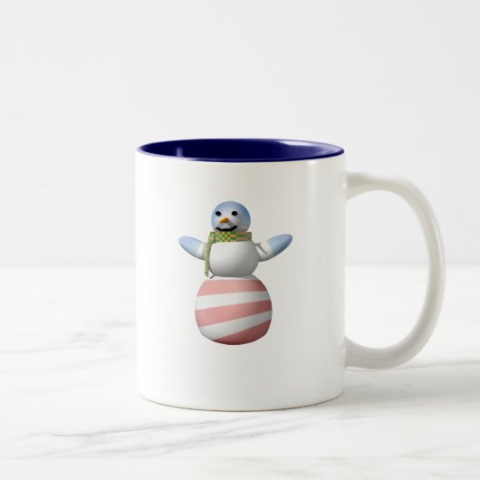 OBAMANABLE SCHNEEMANN ZWEIFARBIGE TASSE (Rechts)