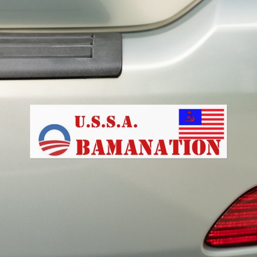 Obamanation Autoaufkleber (Auf Auto)