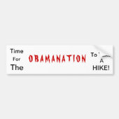 Obamanation Autoaufkleber (Vorne)