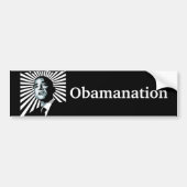 Obamanation Autoaufkleber (Vorne)