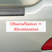 ObamaNation = Gräuel Autoaufkleber (Auf Auto)