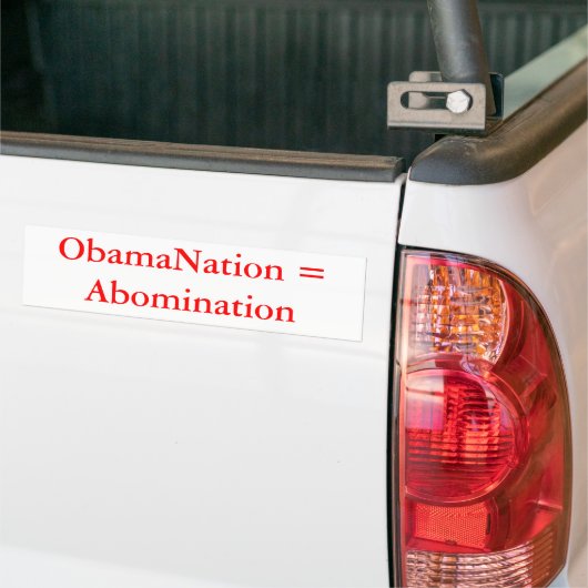 ObamaNation = Gräuel Autoaufkleber (Auf Lkw)