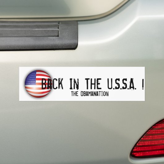 ObamaNation - hinter im U.S.S.A. Autoaufkleber (Auf Auto)