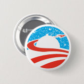 Obamanaut Knopf Button (Vorne & Hinten)