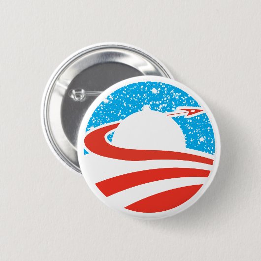 Obamanaut Knopf Button (Vorne & Hinten)