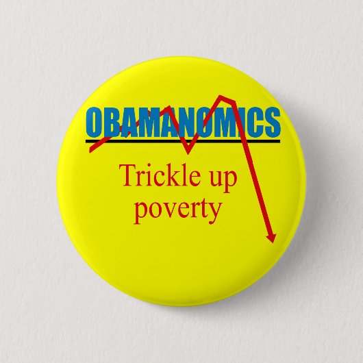 Obamanomics - Armutsbekämpfung Button (Vorderseite)