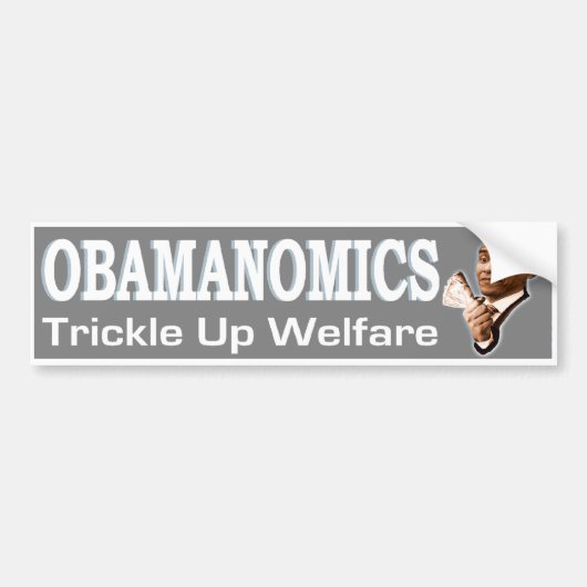 Obamanomics Autoaufkleber (Vorne)