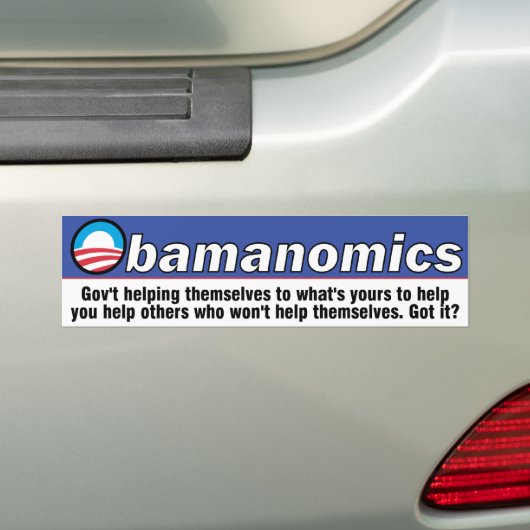 Obamanomics Autoaufkleber (Auf Auto)