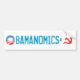 OBAMANOMICS=SOCIALISM AUTOAUFKLEBER