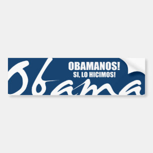 OBAMANOS - SI, LO HICIMOS AUTOAUFKLEBER