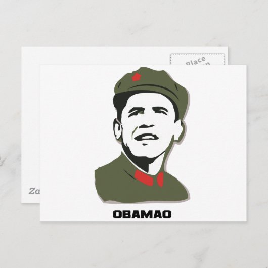 Obamao2 Postkarte (Vorne/Hinten)