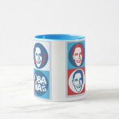 ObamaPop-Kunst-Tasse 2012 Tasse (Zentrum)