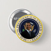 ObamapräsidentenSiegel Button (Vorne & Hinten)