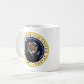 ObamapräsidentenSiegel Kaffeetasse (Vorderseite Links)