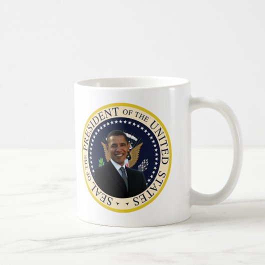 ObamapräsidentenSiegel Kaffeetasse (Rechts)