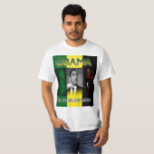 Obamareggae-Jamaika-FarbShirt T-Shirt (Vorne ganz)