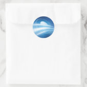 Obamas 08-002 runder aufkleber (Tasche)