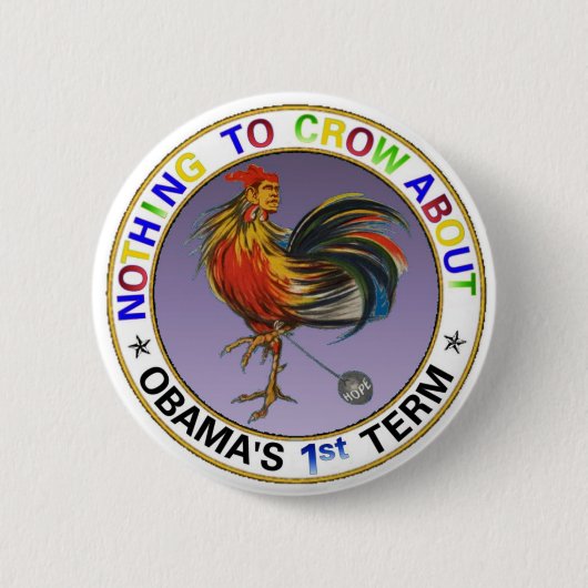 Obamas 1. Ausdruck Button (Vorderseite)