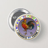 Obamas 1. Ausdruck Button (Vorne & Hinten)