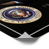 Obamas Amtseid Poster (Ecke)